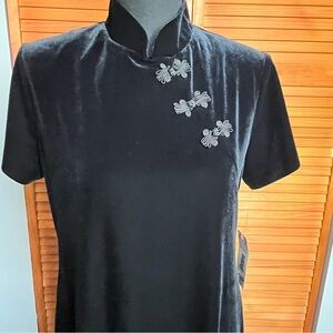 Elegant Black Long Sleeve Dress